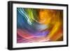 Colorful glass with blurred motion effect.-Stuart Westmorland-Framed Photographic Print