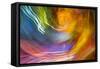 Colorful glass with blurred motion effect.-Stuart Westmorland-Framed Stretched Canvas