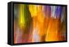 Colorful glass with blurred motion effect.-Stuart Westmorland-Framed Stretched Canvas