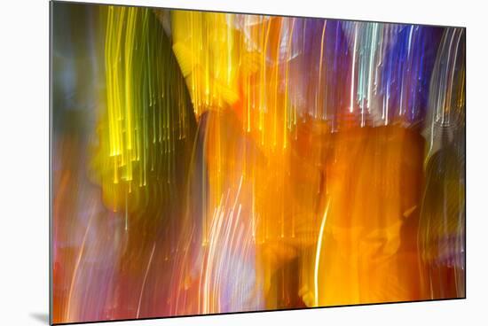 Colorful glass with blurred motion effect.-Stuart Westmorland-Mounted Premium Photographic Print