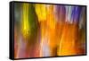 Colorful glass with blurred motion effect.-Stuart Westmorland-Framed Stretched Canvas