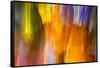Colorful glass with blurred motion effect.-Stuart Westmorland-Framed Stretched Canvas