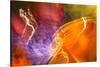 Colorful glass with blurred motion effect.-Stuart Westmorland-Stretched Canvas