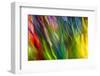 Colorful glass with blurred motion effect.-Stuart Westmorland-Framed Photographic Print