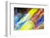 Colorful glass with blurred motion effect.-Stuart Westmorland-Framed Photographic Print