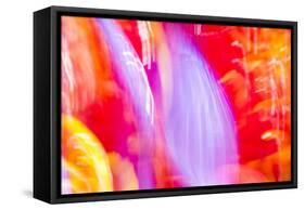 Colorful glass with blurred motion effect.-Stuart Westmorland-Framed Stretched Canvas