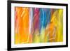 Colorful glass with blurred motion effect.-Stuart Westmorland-Framed Photographic Print