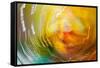 Colorful glass with blurred motion effect.-Stuart Westmorland-Framed Stretched Canvas