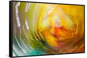 Colorful glass with blurred motion effect.-Stuart Westmorland-Framed Stretched Canvas