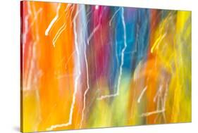 Colorful glass with blurred motion effect.-Stuart Westmorland-Stretched Canvas