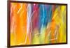 Colorful glass with blurred motion effect.-Stuart Westmorland-Framed Photographic Print