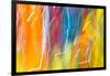 Colorful glass with blurred motion effect.-Stuart Westmorland-Framed Photographic Print