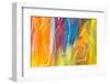 Colorful glass with blurred motion effect.-Stuart Westmorland-Framed Photographic Print