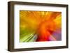 Colorful glass with blurred motion effect.-Stuart Westmorland-Framed Photographic Print