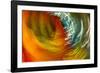 Colorful glass with blurred motion effect.-Stuart Westmorland-Framed Photographic Print