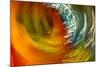 Colorful glass with blurred motion effect.-Stuart Westmorland-Mounted Photographic Print