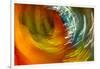 Colorful glass with blurred motion effect.-Stuart Westmorland-Framed Photographic Print