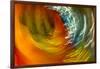 Colorful glass with blurred motion effect.-Stuart Westmorland-Framed Photographic Print