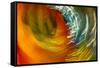 Colorful glass with blurred motion effect.-Stuart Westmorland-Framed Stretched Canvas