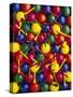 Colorful Golf Balls and Tees-David Carriere-Stretched Canvas