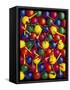Colorful Golf Balls and Tees-David Carriere-Framed Stretched Canvas