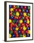 Colorful Golf Balls and Tees-David Carriere-Framed Photographic Print