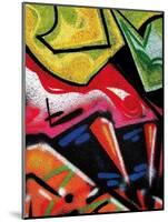 Colorful Graffiti (detail-Jenny Kraft-Mounted Art Print