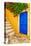 Colorful Greece Series -Symi Island Streets-Maugli-l-Stretched Canvas