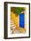 Colorful Greece Series -Symi Island Streets-Maugli-l-Framed Photographic Print