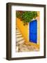 Colorful Greece Series -Symi Island Streets-Maugli-l-Framed Photographic Print