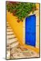 Colorful Greece Series -Symi Island Streets-Maugli-l-Mounted Photographic Print