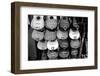 Colorful guitars at a market stall, Olvera Street, Downtown Los Angeles, Los Angeles, California...-null-Framed Photographic Print