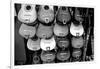 Colorful guitars at a market stall, Olvera Street, Downtown Los Angeles, Los Angeles, California...-null-Framed Photographic Print