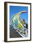 Colorful Hand Painted Prow of a Gondola-Like Moliceiro-G and M Therin-Weise-Framed Photographic Print