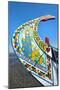 Colorful Hand Painted Prow of a Gondola-Like Moliceiro-G and M Therin-Weise-Mounted Photographic Print