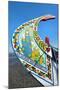 Colorful Hand Painted Prow of a Gondola-Like Moliceiro-G and M Therin-Weise-Mounted Photographic Print