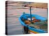 Colorful Harbor Boats and Reflections, Kusadasi, Turkey-Joe Restuccia III-Stretched Canvas