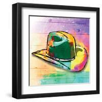 Colorful Hat-OnRei-Framed Art Print