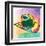 Colorful Hat-OnRei-Framed Art Print