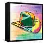 Colorful Hat-OnRei-Framed Stretched Canvas