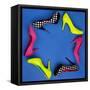 Colorful High Heels Frame-NinaMalyna-Framed Stretched Canvas