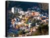 Colorful Hillside Houses, Guanajuato, Mexico-Julie Eggers-Stretched Canvas