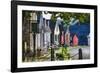 Colorful Historic Houses Mystic Seaport-George Oze-Framed Photographic Print