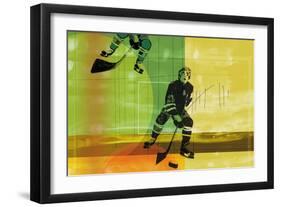 Colorful hockey-null-Framed Giclee Print