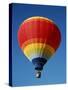 Colorful Hot Air Balloon in Sky, Albuquerque, New Mexico, USA-null-Stretched Canvas