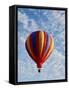 Colorful Hot Air Balloon in Sky, Albuquerque, New Mexico, USA-null-Framed Stretched Canvas