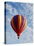 Colorful Hot Air Balloon in Sky, Albuquerque, New Mexico, USA-null-Stretched Canvas