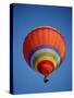 Colorful Hot Air Balloon in Sky, Albuquerque, New Mexico, USA-null-Stretched Canvas