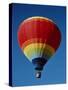 Colorful Hot Air Balloon in Sky, Albuquerque, New Mexico, USA-null-Stretched Canvas