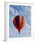 Colorful Hot Air Balloon in Sky, Albuquerque, New Mexico, USA-null-Framed Photographic Print